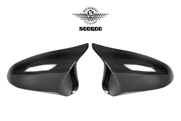 M3 F80 M4 F82 純正形状 プリプレグカーボン ミラーカバー 左H用 SOOQOO-H-004