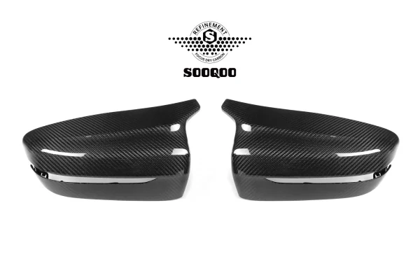5 シリーズ G30 F9x スタイル プリプレグカーボン ミラーカバー 左H用 SOOQOO-H-005B