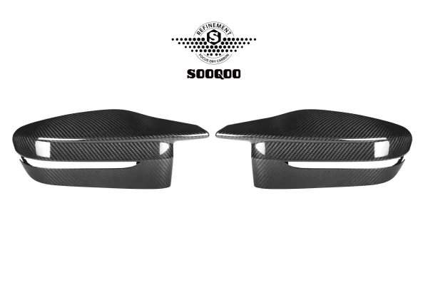 5 シリーズ G30 G8x スタイル プリプレグカーボン ミラーカバー 左H用 SOOQOO-H-006B