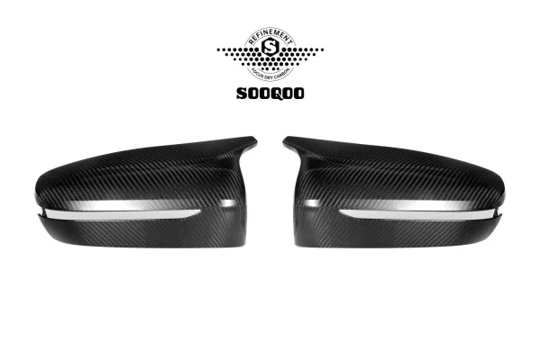 M5 F90 純正形状 プリプレグカーボン ミラーカバー 左H用 SOOQOO-H-008