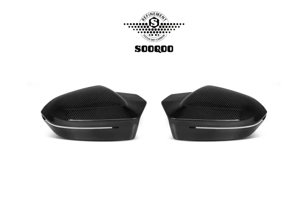 5 シリーズ G60 M5 スタイル プリプレグカーボン ミラーカバー 左H用 SOOQOO-H-056