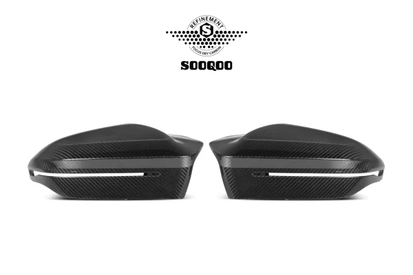 5 シリーズ G60 M5 スタイル プリプレグカーボン ミラーカバー 右H用 SOOQOO-H-063
