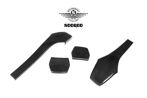 M3 F80 M4 F82 純正形状 プリプレグカーボン シートバックカバー SOOQOO-T-135