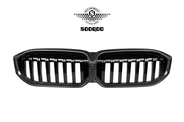 3 シリーズ G20 後期 シングルスラント プリプレグカーボン フロントグリル SOOQOO-T-244A