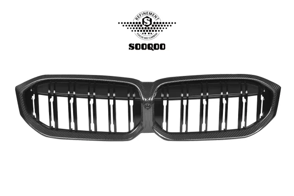 3 シリーズ G20 後期 デュアルスラント プリプレグカーボン フロントグリル SOOQOO-T-244B