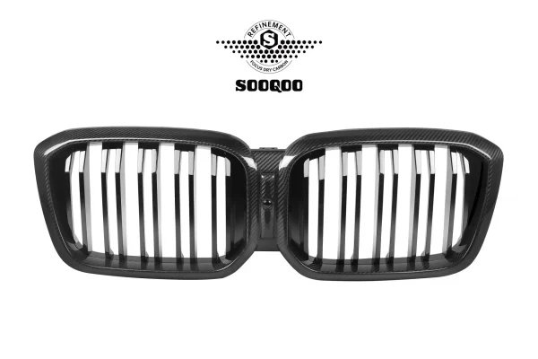 X3 G01 後期 デュアルスラント プリプレグカーボン フロントグリル SOOQOO-T-260B