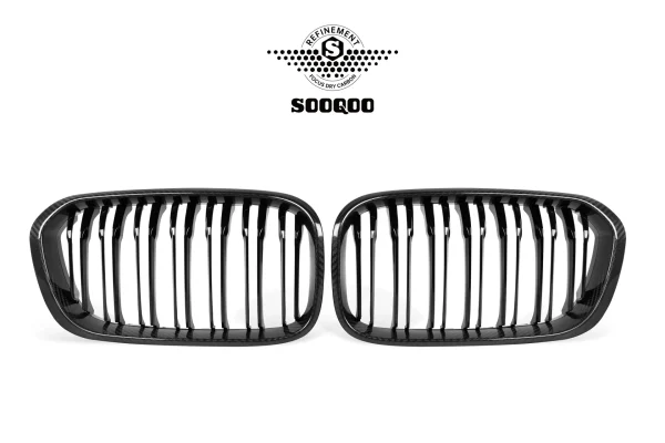 1 シリーズ F20 後期 デュアルスラント プリプレグカーボン フロントグリル SOOQOO-T-280