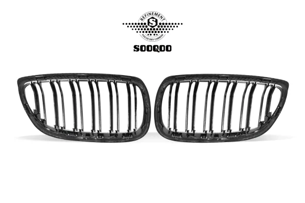 3 シリーズ E92 前期 デュアルスラント プリプレグカーボン フロントグリル SOOQOO-T-282