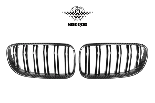 3 シリーズ E92 後期 クーペ デュアルスラント プリプレグカーボン フロントグリル SOOQOO-T-284