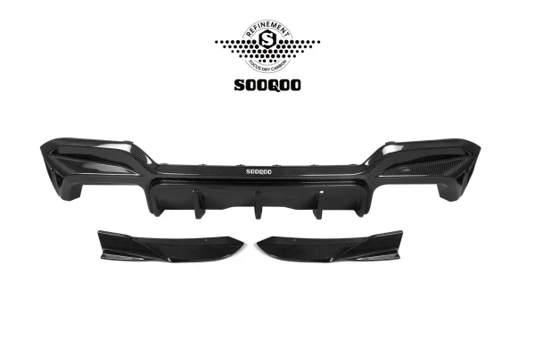 X3M F97 後期 SQスタイル プリプレグカーボン リアディフューザー SOOQOO-T-306