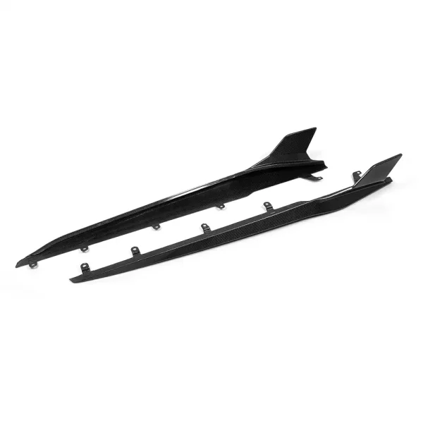 8 シリーズ G14 SQスタイル プリプレグカーボン サイドスカート SOOQOO-T-328