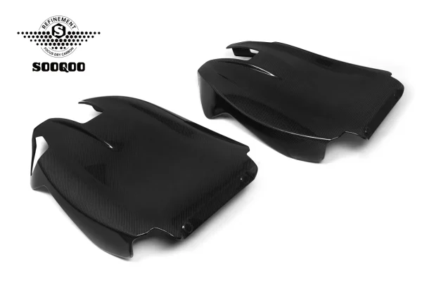 M2 G87 クーペ 純正形状 プリプレグカーボン シートバックカバー SOOQOO-T-355