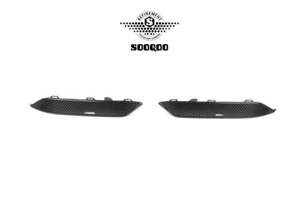 M8 F91 純正形状 プリプレグカーボン フロントダクトトリム SOOQOO-T-371