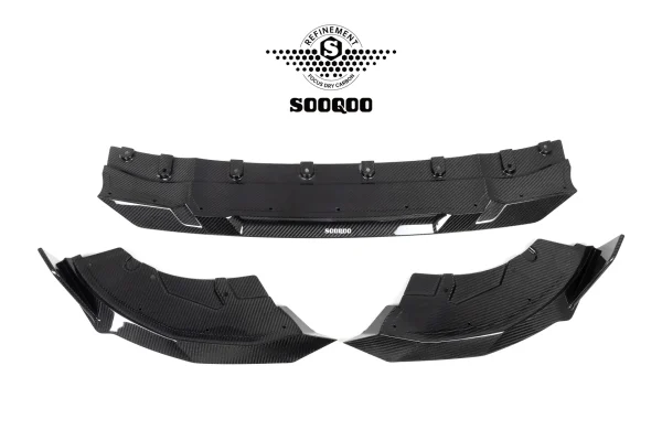 2 シリーズ G42 クーペ SQスタイル プリプレグカーボン フロントリップ SOOQOO-T-390