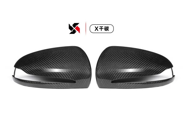 C クラス W205 純正形状 プリプレグカーボン ミラーカバー 左H用 SOOQOO-H-011